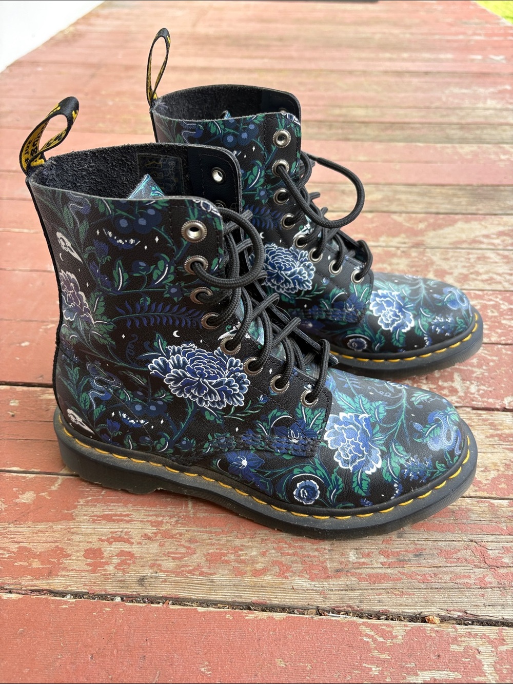 Dr.Marten’s AirWair Women’s Floral Combat Boots